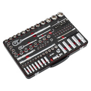 Sealey Premier Platinum Premier Platinum Socket Set 1/4" & 1/2"Sq Drive 108pc Sealey Premier Platinum - Dynamic Drive