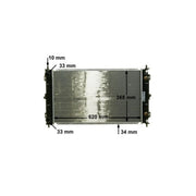 Mahle Engine Radiator fits Chrysler Stratus 1995-2001 2.0 2.4 2.5