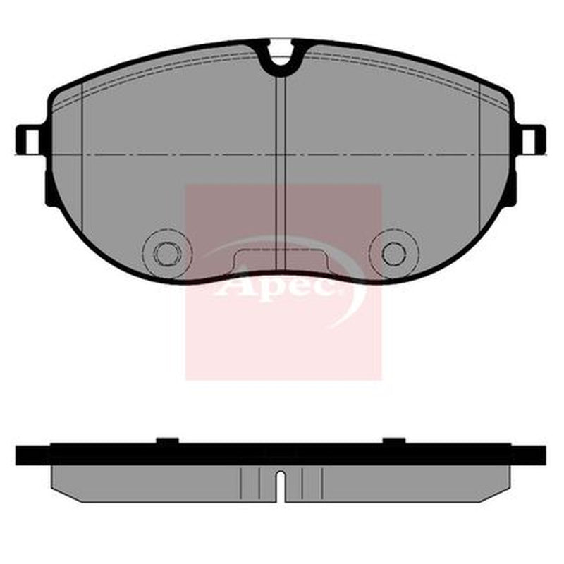 Apec Front Brake Pad Set fits VW California T6 Camper 2015-2024 2.0