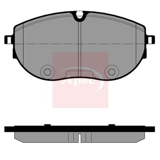 Apec Front Brake Pad Set fits VW California T6 Camper 2015-2024 2.0