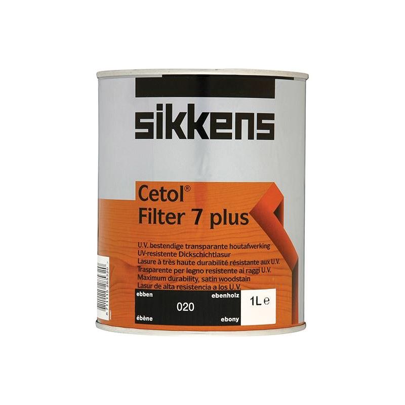 Sikkens Cetol Filter 7 Plus Translucent Woodstain Ebony 1 litre Sikkens - NN4 Online