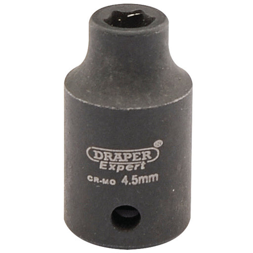 Draper Expert HI-TORQ 6 Point Impact Socket, 1/4" Sq. Dr., 4.5mm Draper - Dynamic Drive