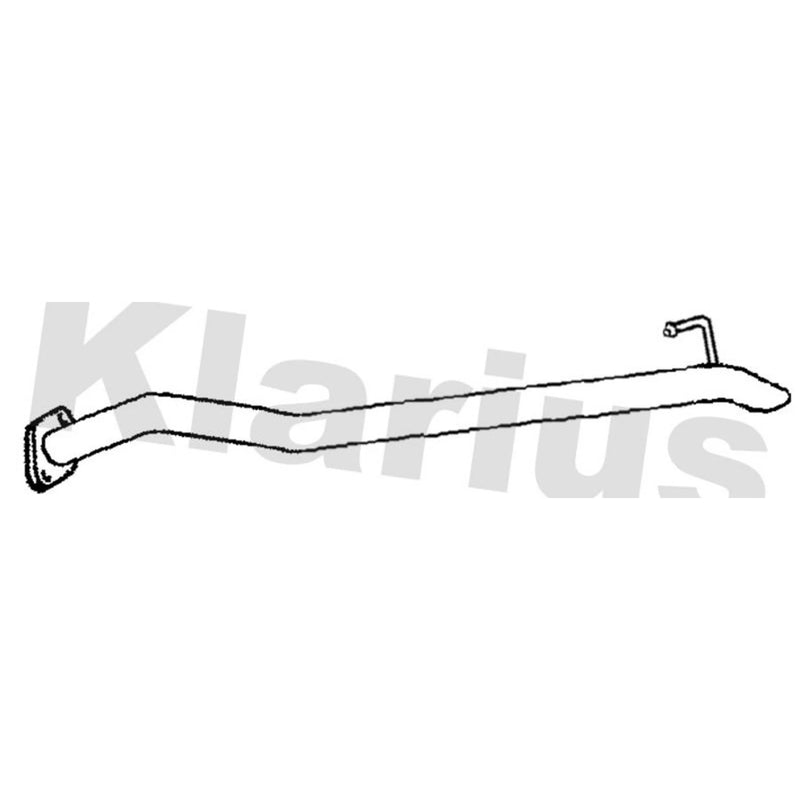 Klarius Box With Tail Pipe Rear fits Toyota Auris 2007-2012 1.4