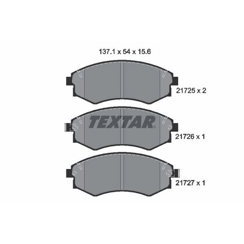 Textar Front Brake Pad Set 2172502
