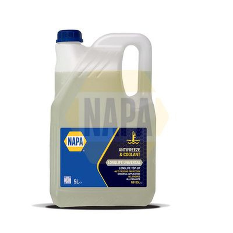 NAPA Antifreeze 5 Litres thin (low-viscosity) fits Abarth 124 Spider 2016 on 1.4