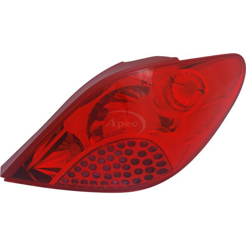 Apec Tail Light / Lamp Left fits Peugeot 207 2006-2015 1.4 1.6