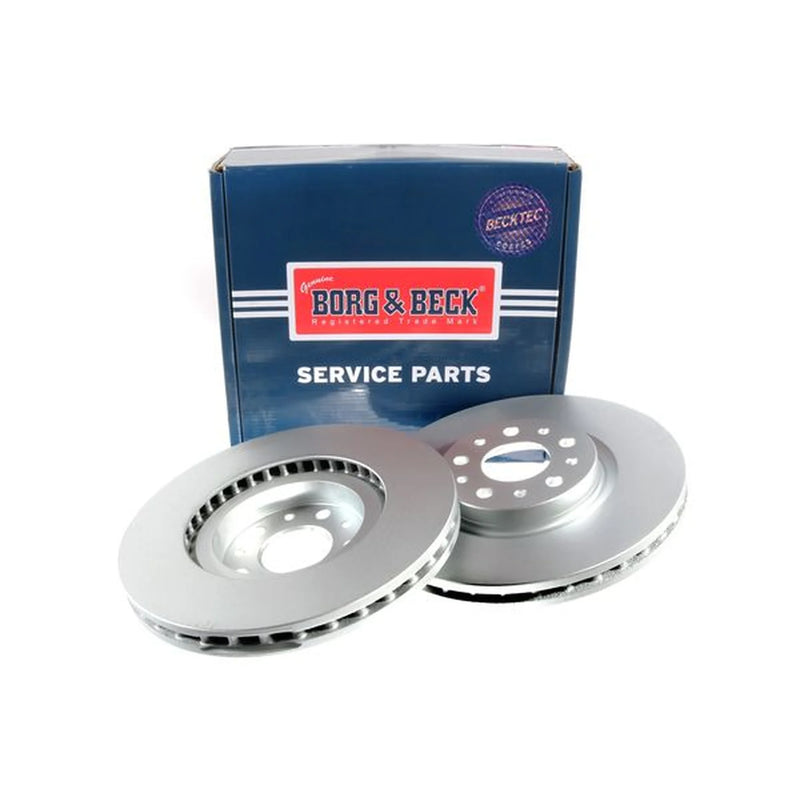 Borg & Beck Front & Rear Brake Discs & Pads fits Fiat Tipo 2016-2020 1.4 1.6