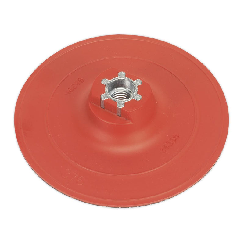 Sealey Hook & Loop Backing Pad 117mm M14 x 2mm PTCBPV3 Sealey  - Dynamic Drive