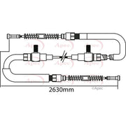 Apec Handbrake Cable Right Rear CAB1271