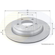 Comline Front & Rear Brake Discs & Pads fits BMW 3 2004-2013
