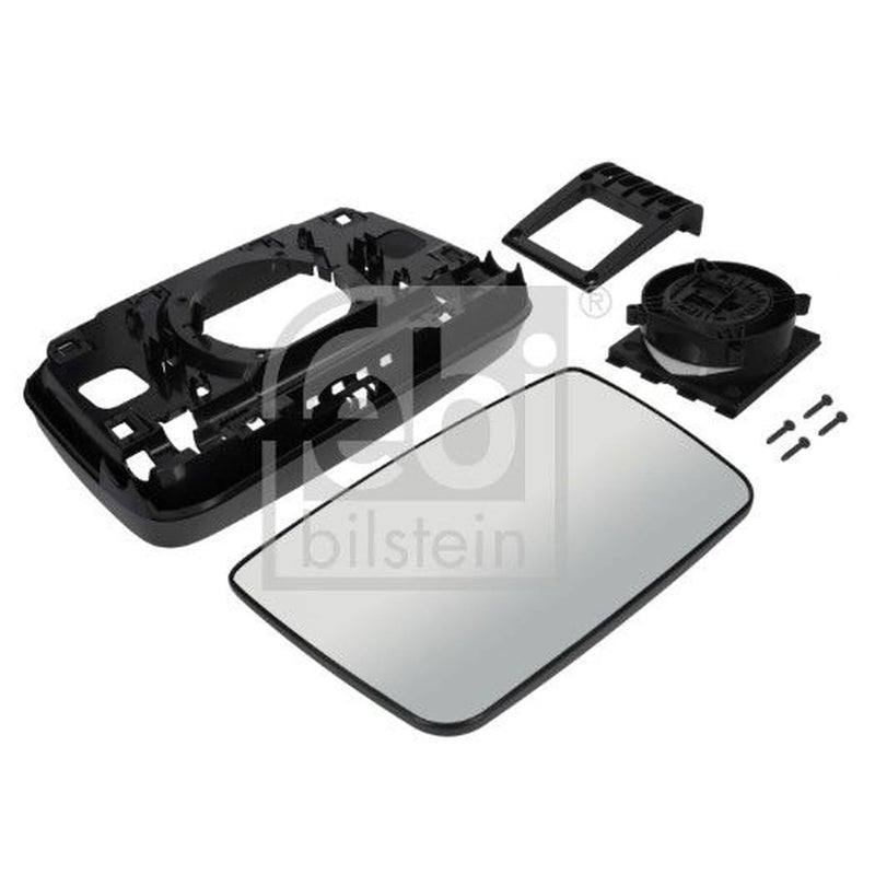 Febi Driver Cab Exterior Mirror Wide 101mm Thick 1004124