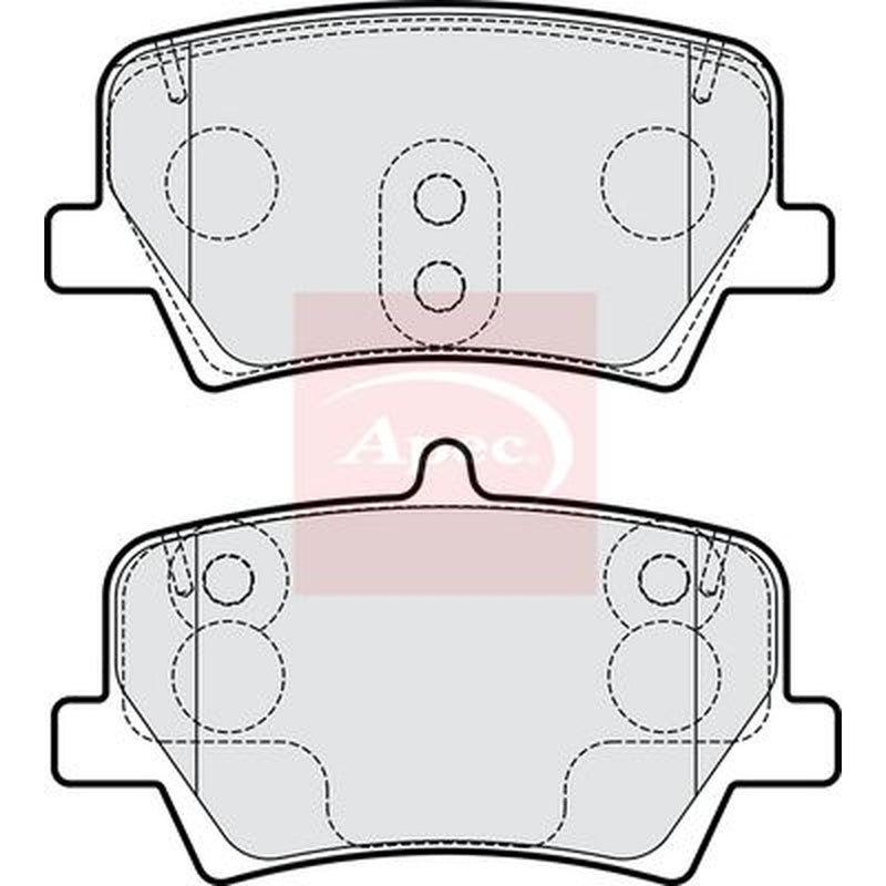 Apec Front & Rear Pads fits Volvo XC40 2017-2023