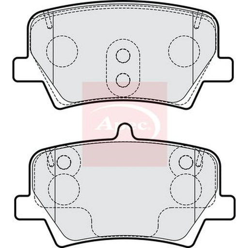 Apec Rear Brake Pad Set PAD2251