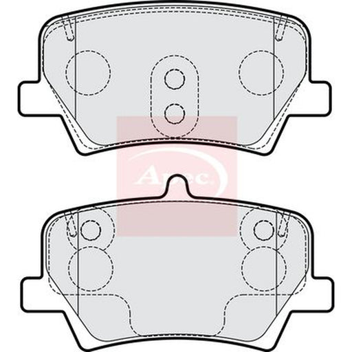 Apec Rear Brake Solid Discs & Pads fits Volvo XC40 2018-2022