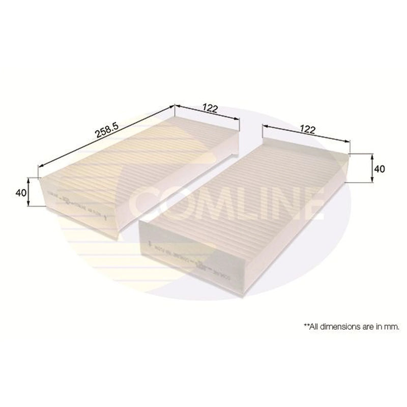 Comline Full Service Kit with Air, Oil, Fuel & Cabin fits Mercedes-Benz S-Class