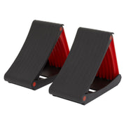 Sealey Folding Wheel Chocks Pair WCF01 Sealey - Dynamic Drive