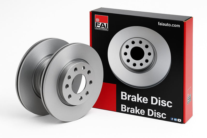 FAI 2 x Solid Rear Brake Discs BD682-x2