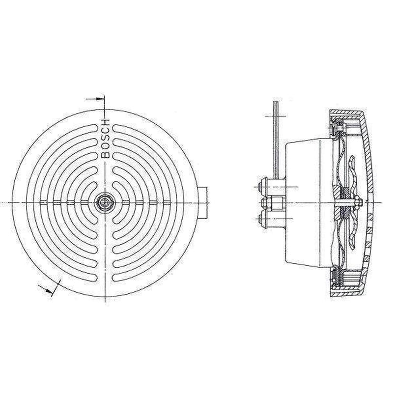 Bosch Car Horn Signal Unit