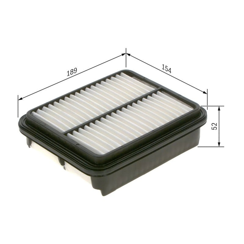 Bosch Engine Air Filter fits Suzuki Baleno 1995-2002 1.3 1.6 1.8 1.9
