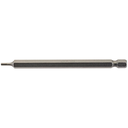 Draper Hexagonal Insert Bit, 2mm, 1/4" Hex, 100mm Long (Pack of 1) 64370 Draper - Dynamic Drive