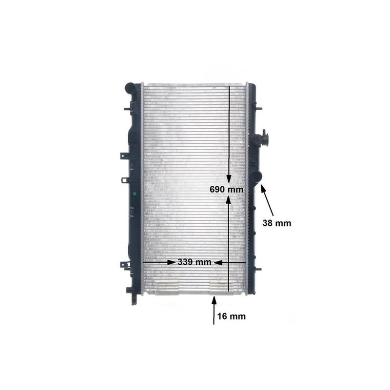 Mahle Engine Radiator fits Subaru Impreza 2000-2008 2.0 2.5