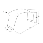 Outwell Lounge Tent Lounge Connector Medium Outwell - Dynamic Drive