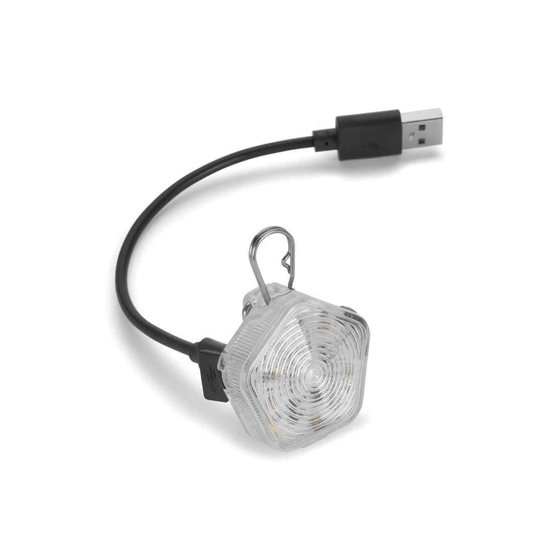 Ruffwear Beacon Dog Safety Light Clear Lake (One Size) Ruffwear - Dynamic Drive