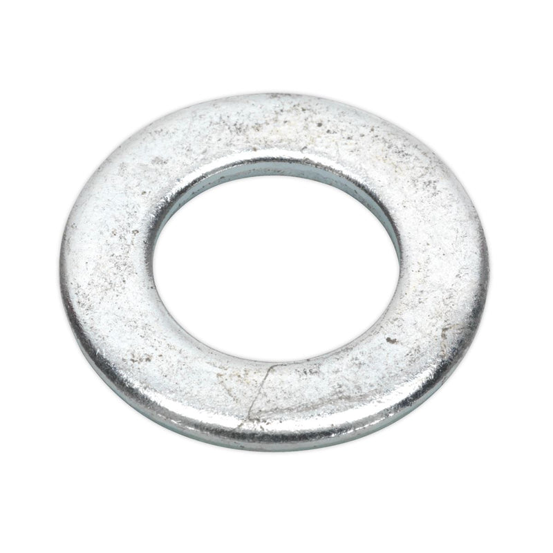 Sealey Flat Washer M20 x 37mm Form A Zinc DIN 125 Pack of 50 FWA2037 Sealey  - Dynamic Drive