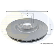 Comline Front Brake Discs & Pads fits Land Rover Range Rover Sport I 2009-2013