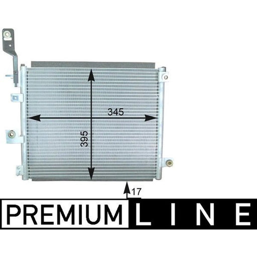 Mahle Air Conditioning Condenser fits Hyundai Amica / Atoz 2003-2010 1.1