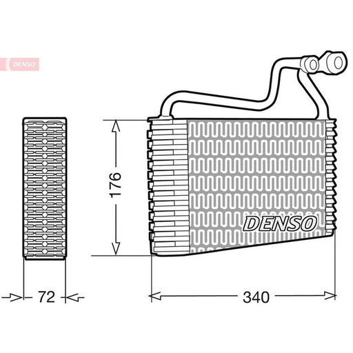 Denso Air Conditioning Evaporator