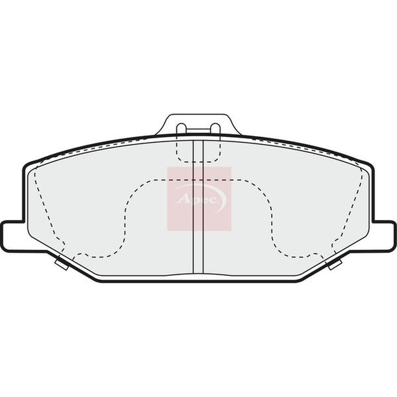 Apec Front Brake Pad Set fits Suzuki Jimny Closed Off-Road Vehicle 1998 on 1.3