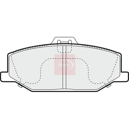 Apec Front Brake Pad Set fits Suzuki Jimny Closed Off-Road Vehicle 1998 on 1.3