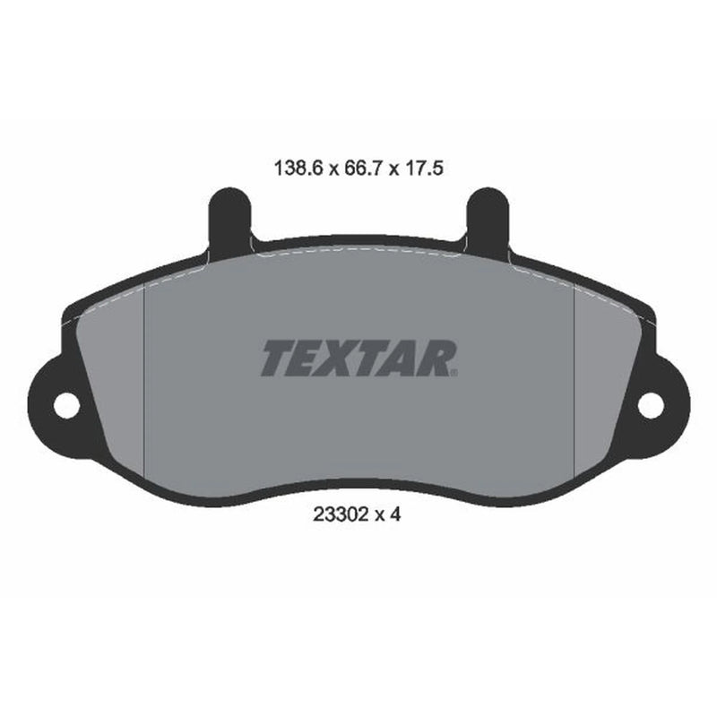 Textar Front Brake Pad Set 2330201
