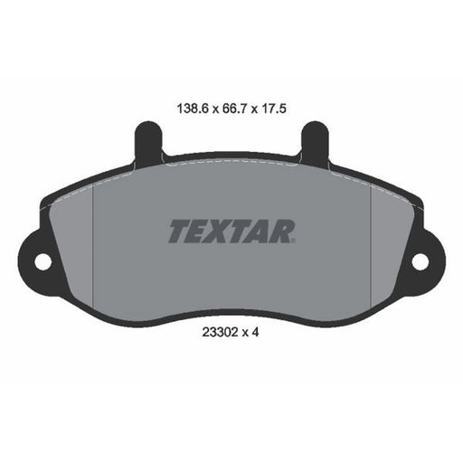 Textar Front Brake Pad Set 2330201