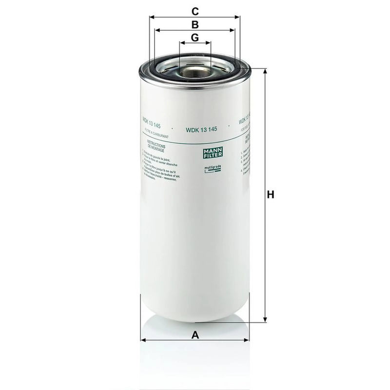 MANN-FILTER Fuel Filter Element