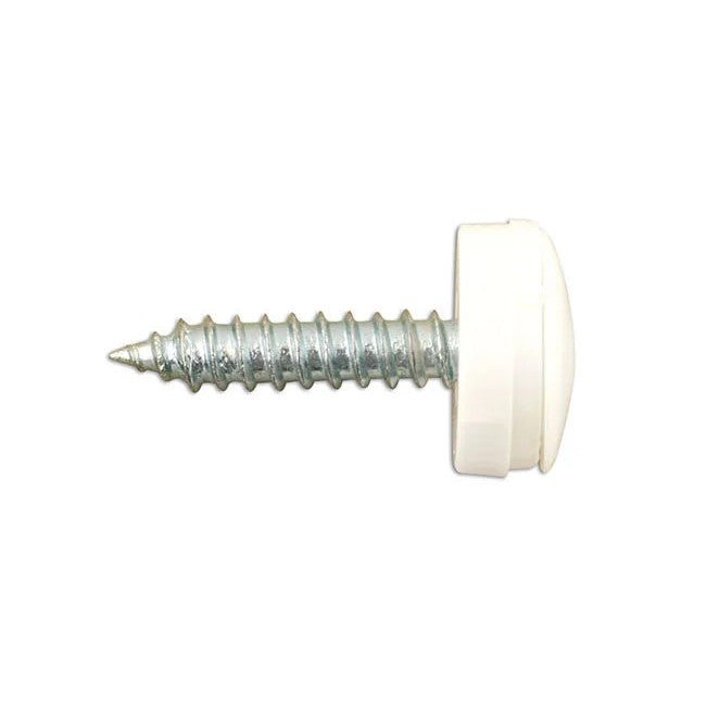Connect Self Tapping Screws 8 x 3/4" White Cap 100pc - CPL