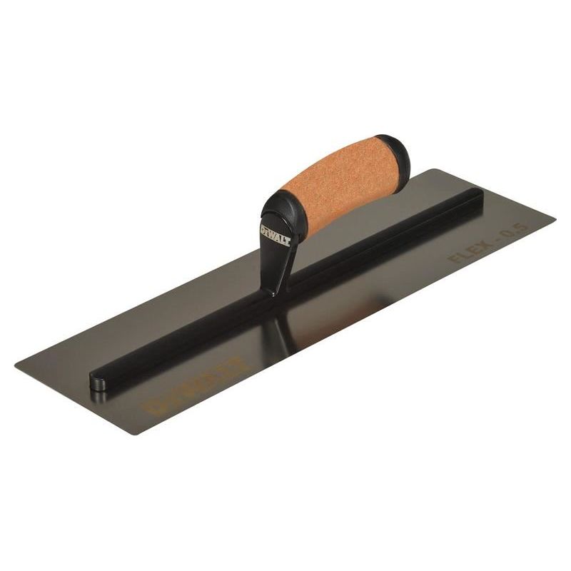 Dewalt Drywall 0.5mm FLEX Stainless Steel Flat Trowel, Leather Handle 16in DEWALT Drywall - Dynamic Drive