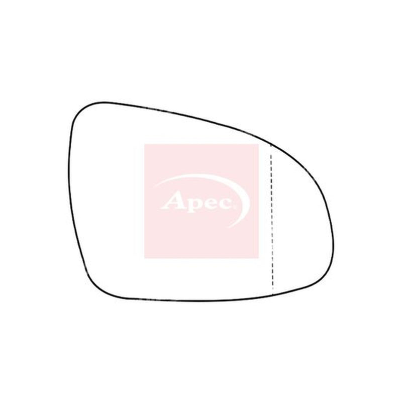 Apec Exterior Wing Mirror Glass Right fits Kia Sportage IV 2015-2022 1.6 1.7 2.0