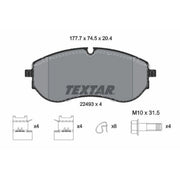 Textar Front Brake Pad Set 2249301