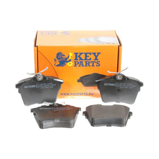 Key Parts 4 x Rear Brake Pad Set fits Citroën C5 III 2008-2017