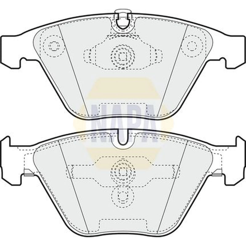 NAPA Front Brake Pad Set fits BMW 1 2011-2012