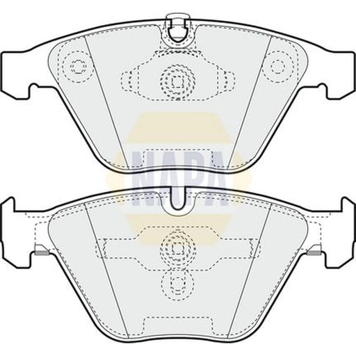 NAPA Front Brake Pad Set NBP1565