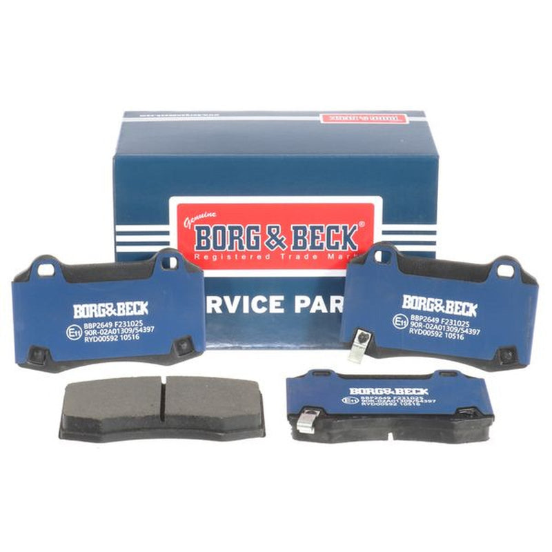 Borg & Beck 4 x Rear Brake Pad Set BBP2649