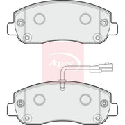 Apec Front Brake Pad Set fits Ineos Grenadier Closed Off-Road 2022 on 3.0