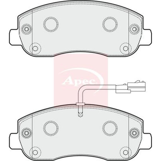 Apec Front Brake Pad Set PAD1797