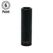 Teng Tools 3/8" Deep Impact Socket ANSI Metric 19mm Teng Tools - Dynamic Drive