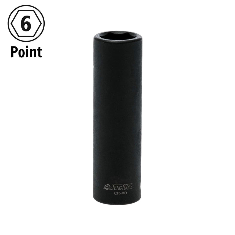 Teng Tools 3/8" Deep Impact Socket ANSI Metric 19mm Teng Tools - Dynamic Drive