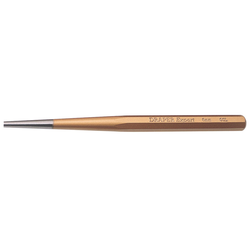 Draper Long Taper Pin Punch, 6 x 250mm 13417 Draper - Dynamic Drive