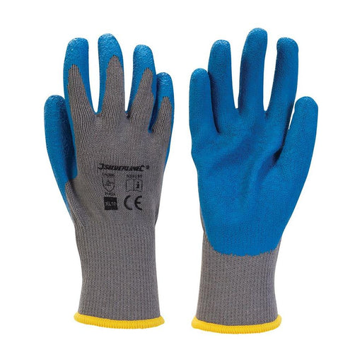 Silverline Latex Builders Gloves XL 10 Silverline - Dynamic Drive